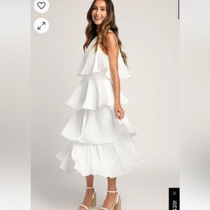 Lulus tiered dress bridal